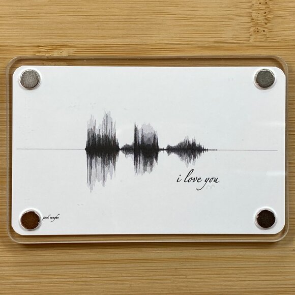 I Love You Soundwave Magnet - Picture 2 of 3